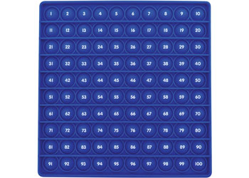 100 chart pop it bubble board