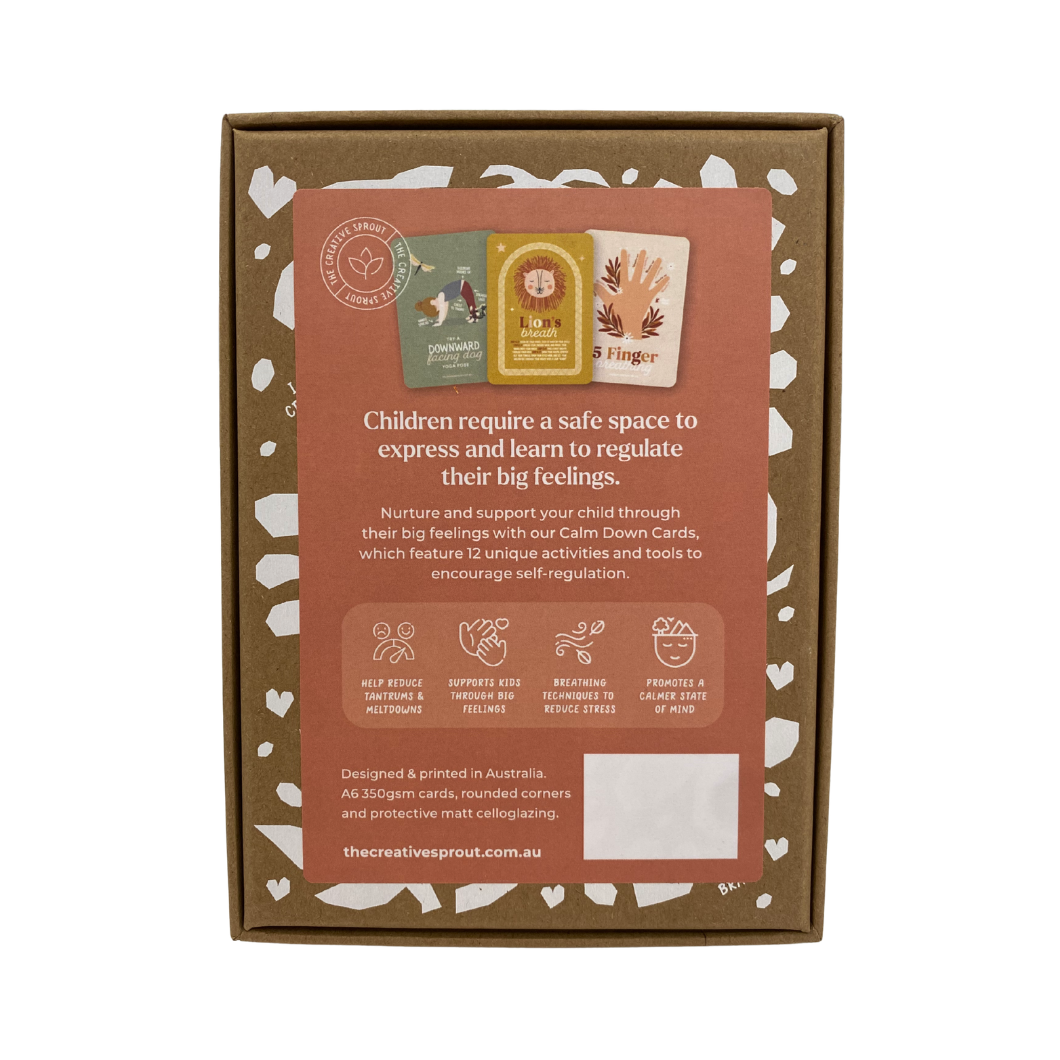 Calm Down Cards - The Creative Sprout