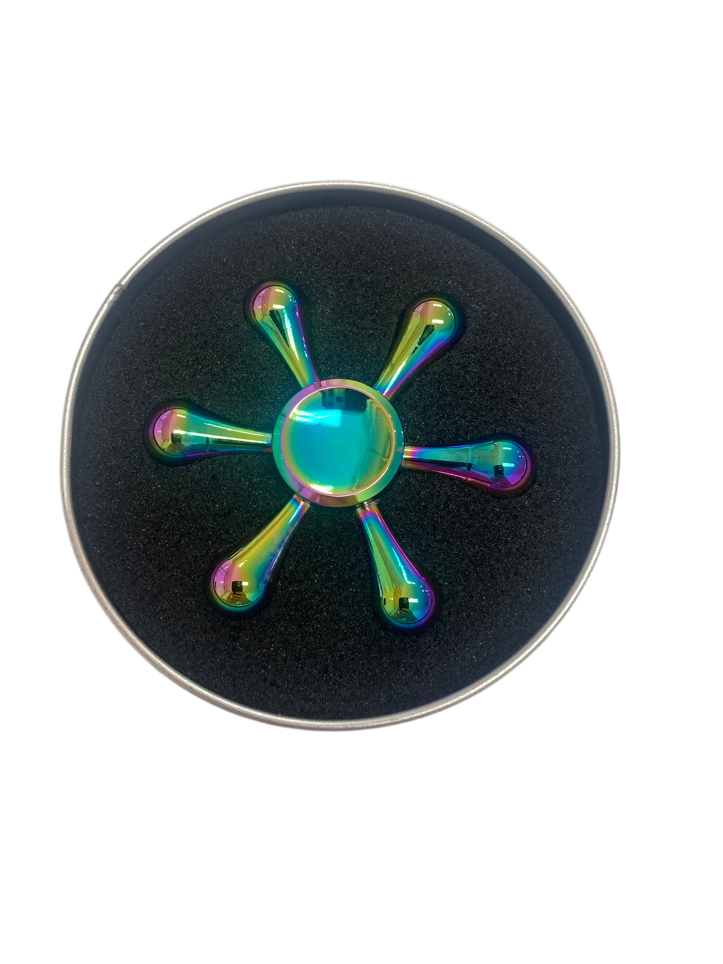 Metal wheel fidget spinner