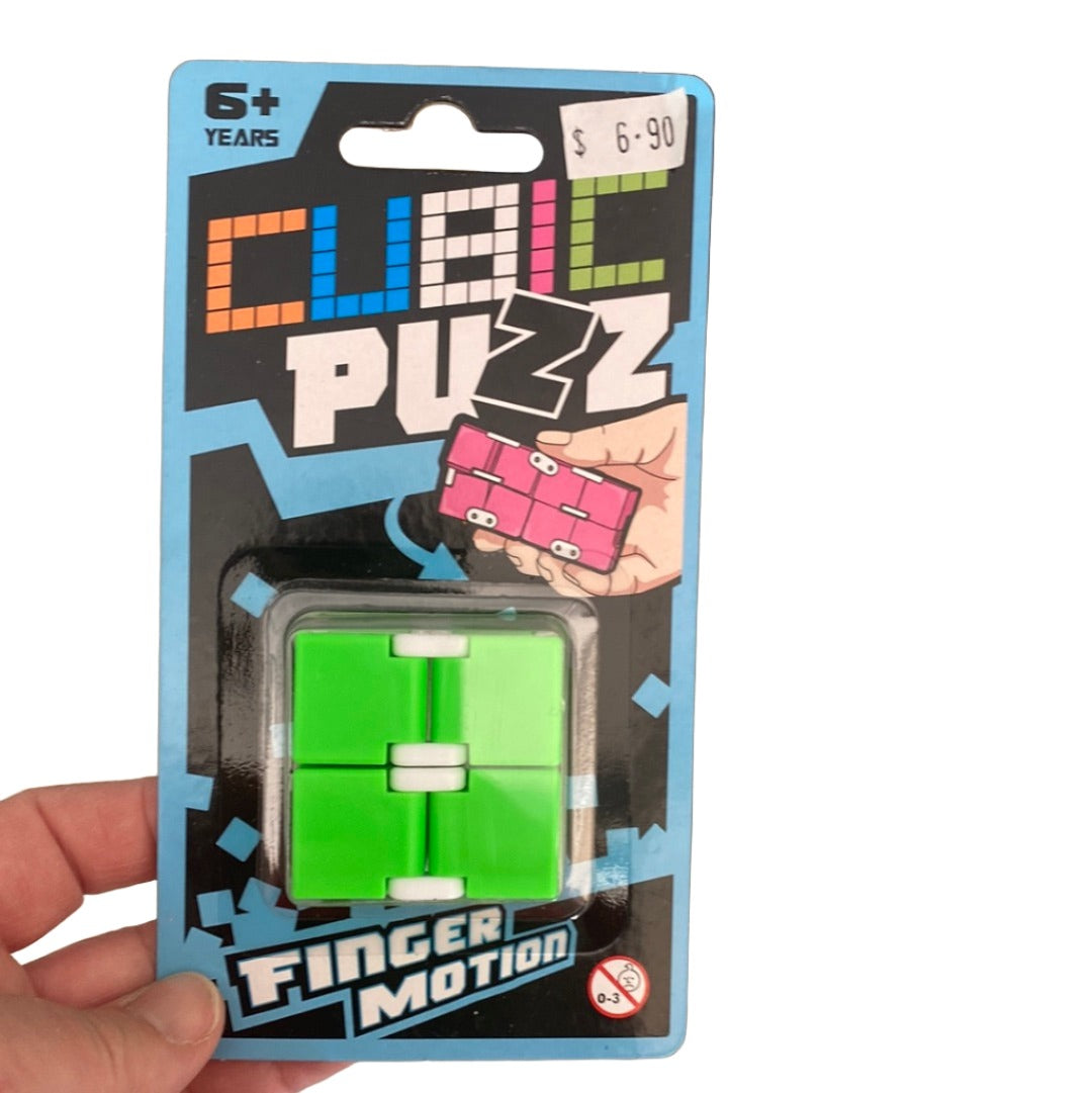 Neon infinity cube puzzle