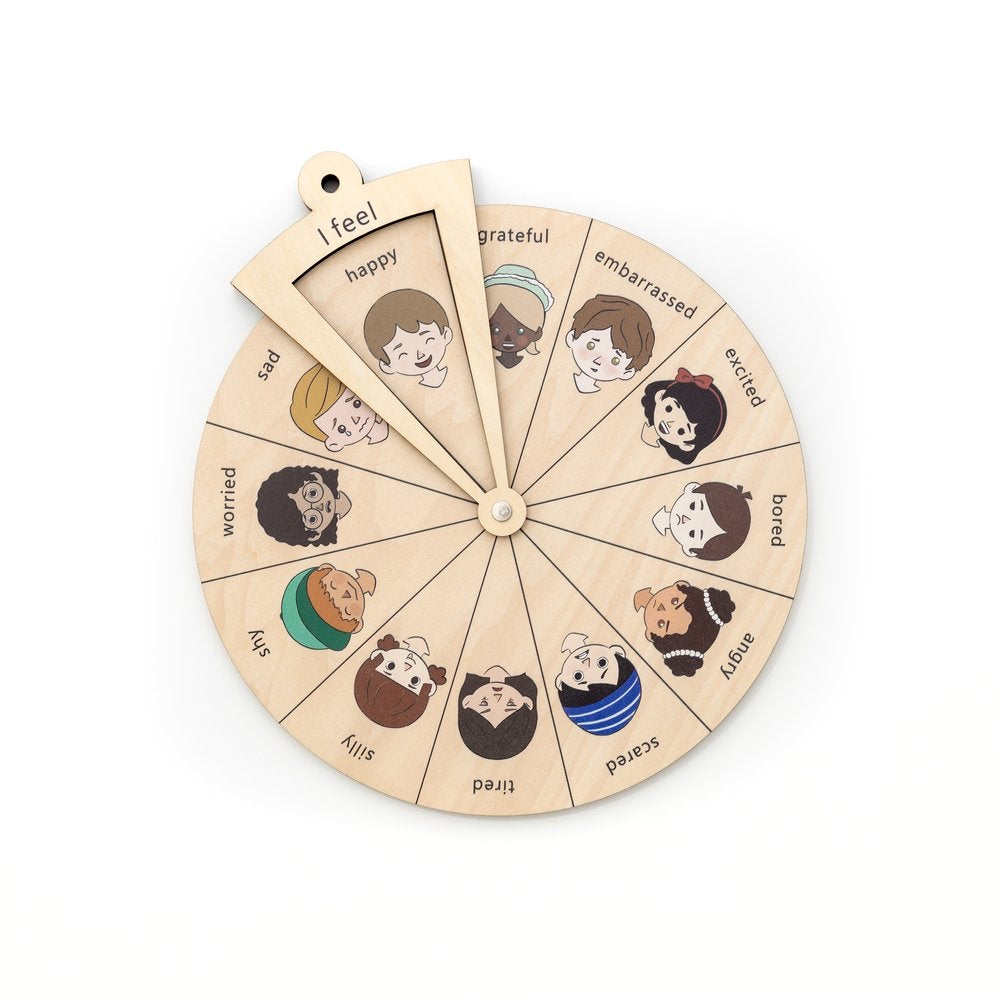 Wheel of Feelings - wooden