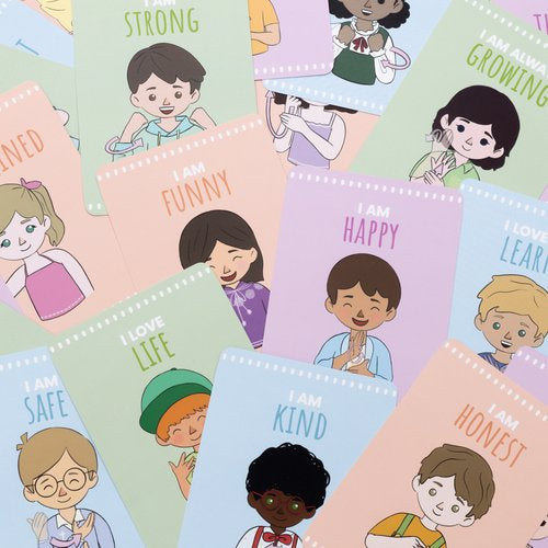 Inclusive affirmation cards