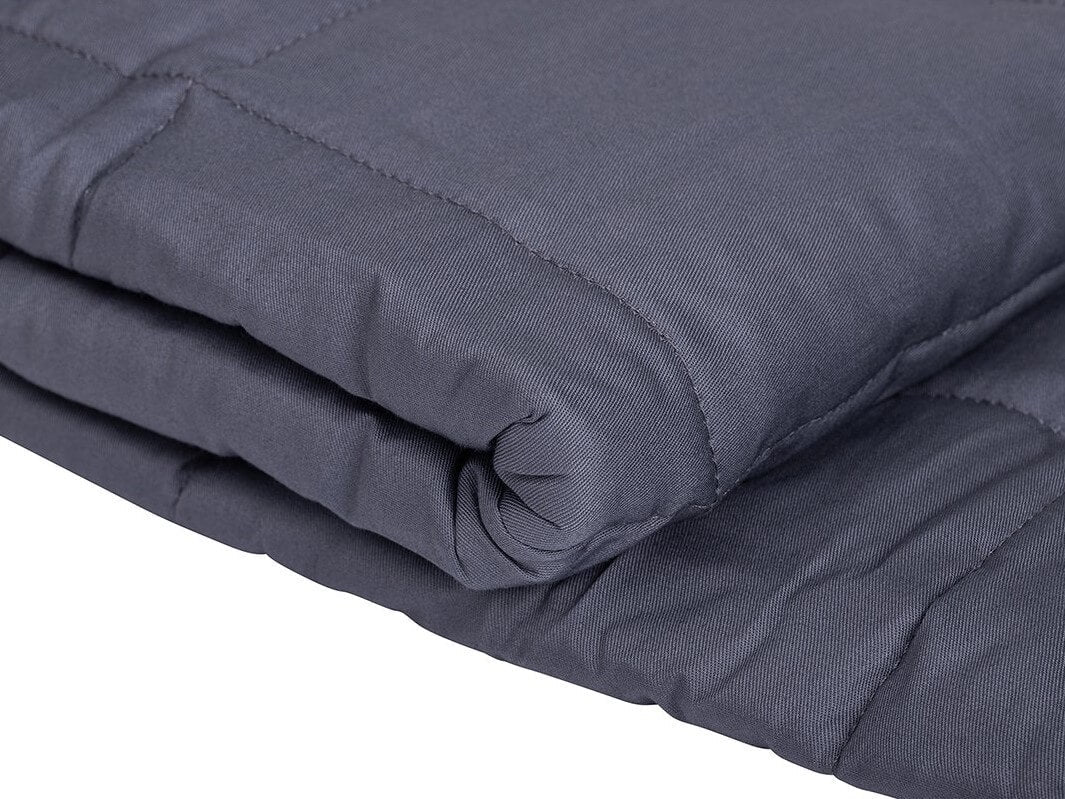close up of weighted blanket