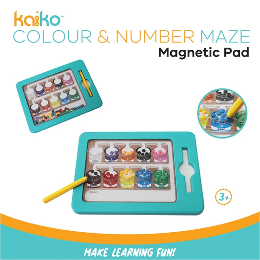 Magnetic Colour & Number Maze
