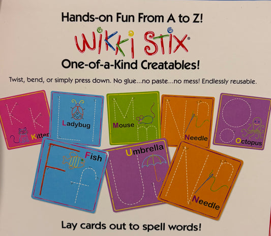 Wikki Stix Alphabet Card Set