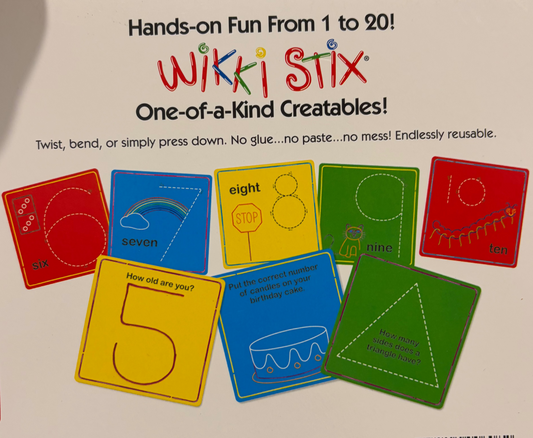 Wikki Stix Numbers and Counting