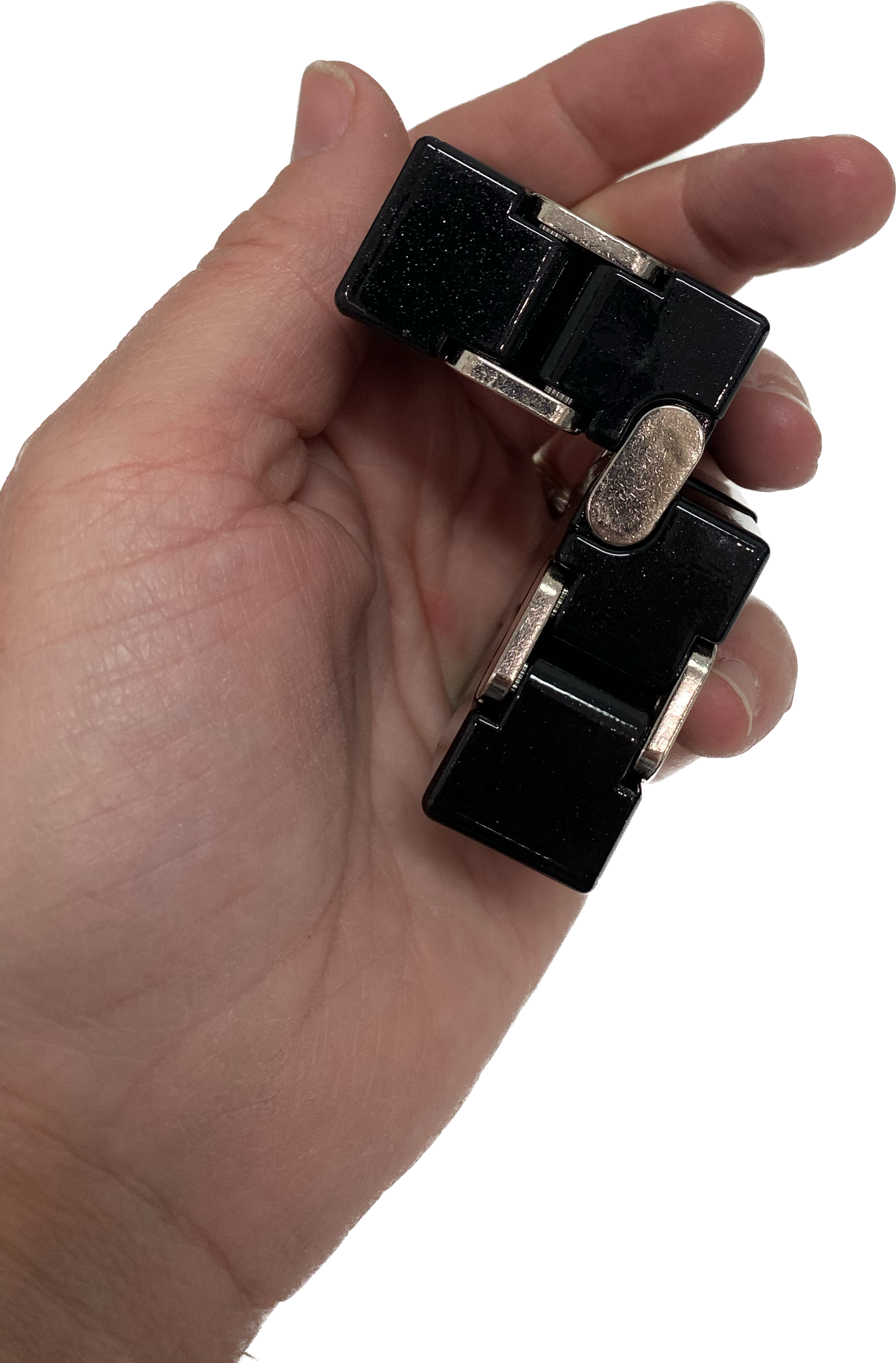 infinity cube fidget in hand
