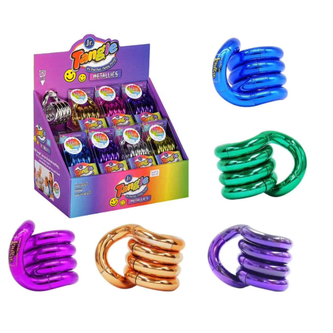 Jr. Tangle metallic box display