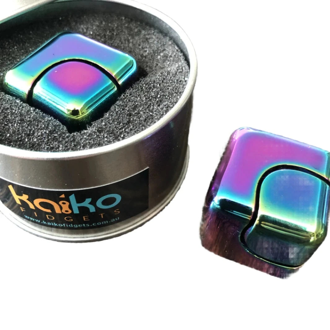 Kaiko metal cube spinner fidget shop sensory play store