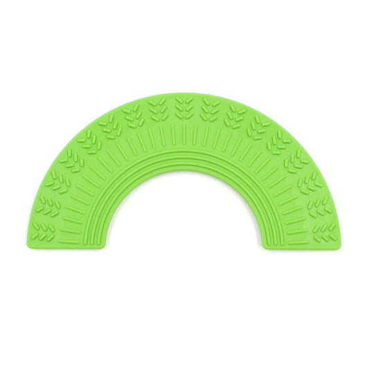 Lime green rainbow chewable fidget