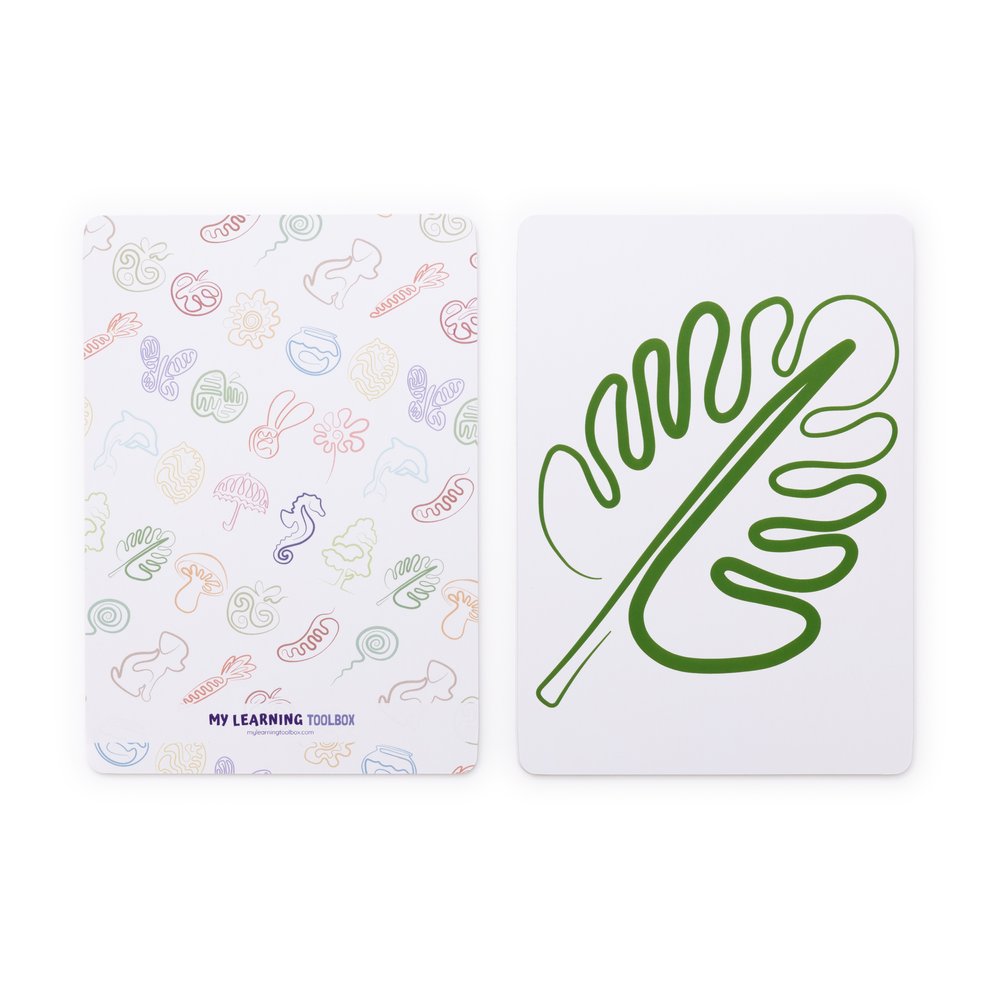 Finger Tracing Calming Cards