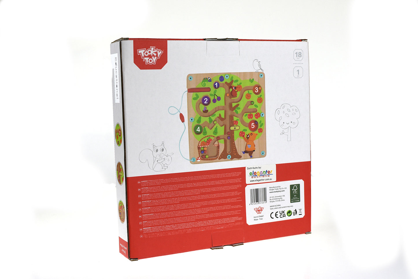 Magnetic Counting Maze Fruit Ball Tree