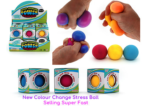Boxed colour change Stress Ball
