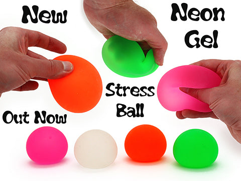 neon gel stress ball