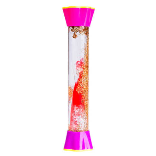 Pink Sensory glitter stick