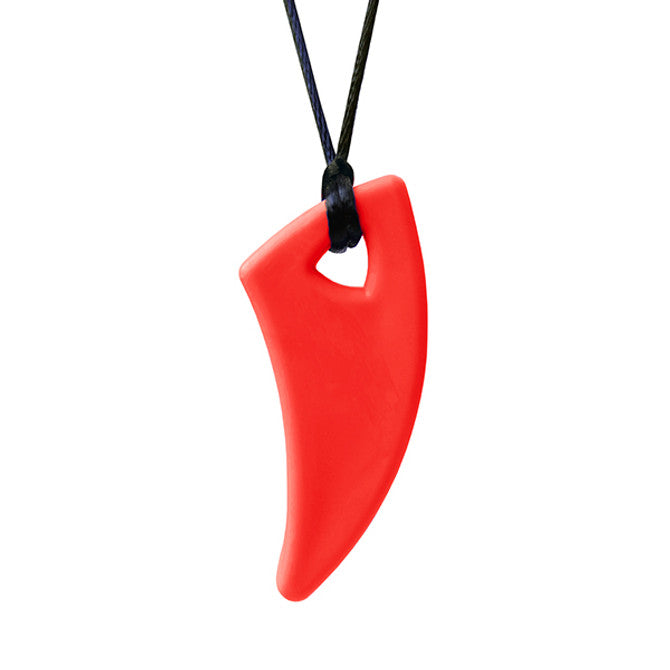 Red standard Ark Saber Tooth chewable necklace