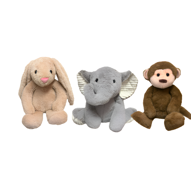 cuddly weighted plush animals