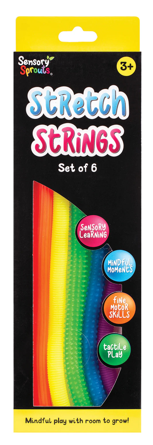 Package of Stretch Strings set of 6 by Sensory Sprouts