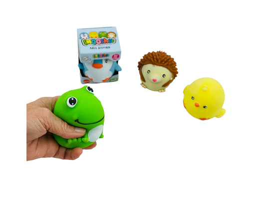 Palm sized squishy animals