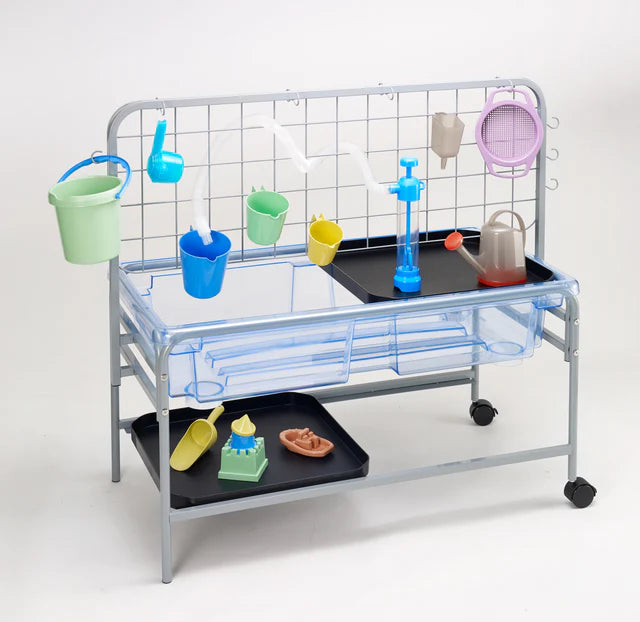 Large Water Tray Play Set with Stand – Sensory Play for Kids
