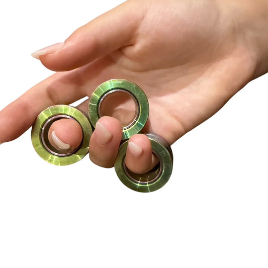 Kaiko Metal Magnetic Fidget Rings TRI