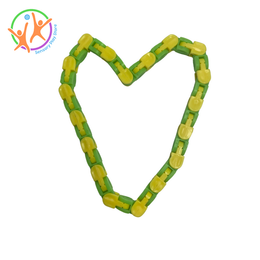 fidget chain heart shape