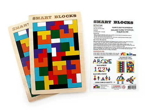 Smart blocks wooden puzzle