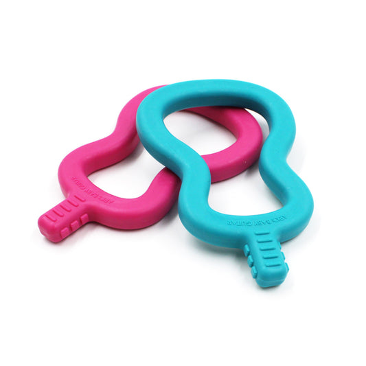 Ark Baby Chews Guitar pink and teal