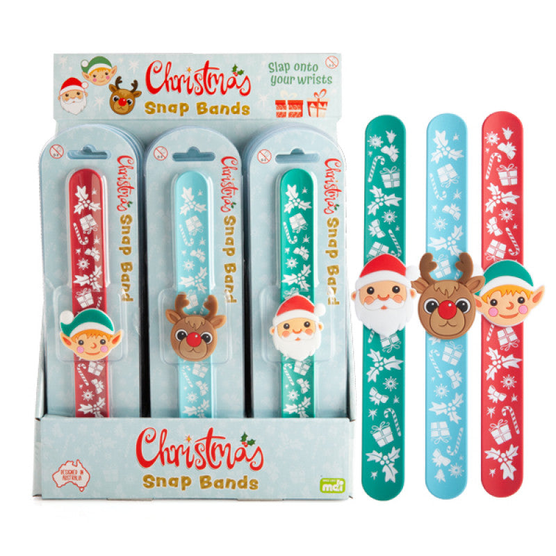 reindeer snap band christmas