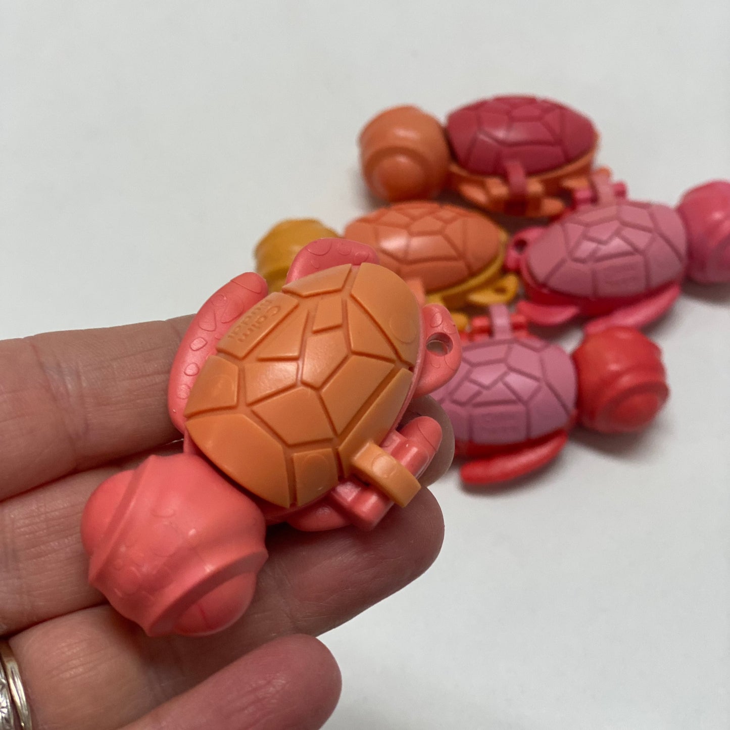 red orange calm buddies turtle