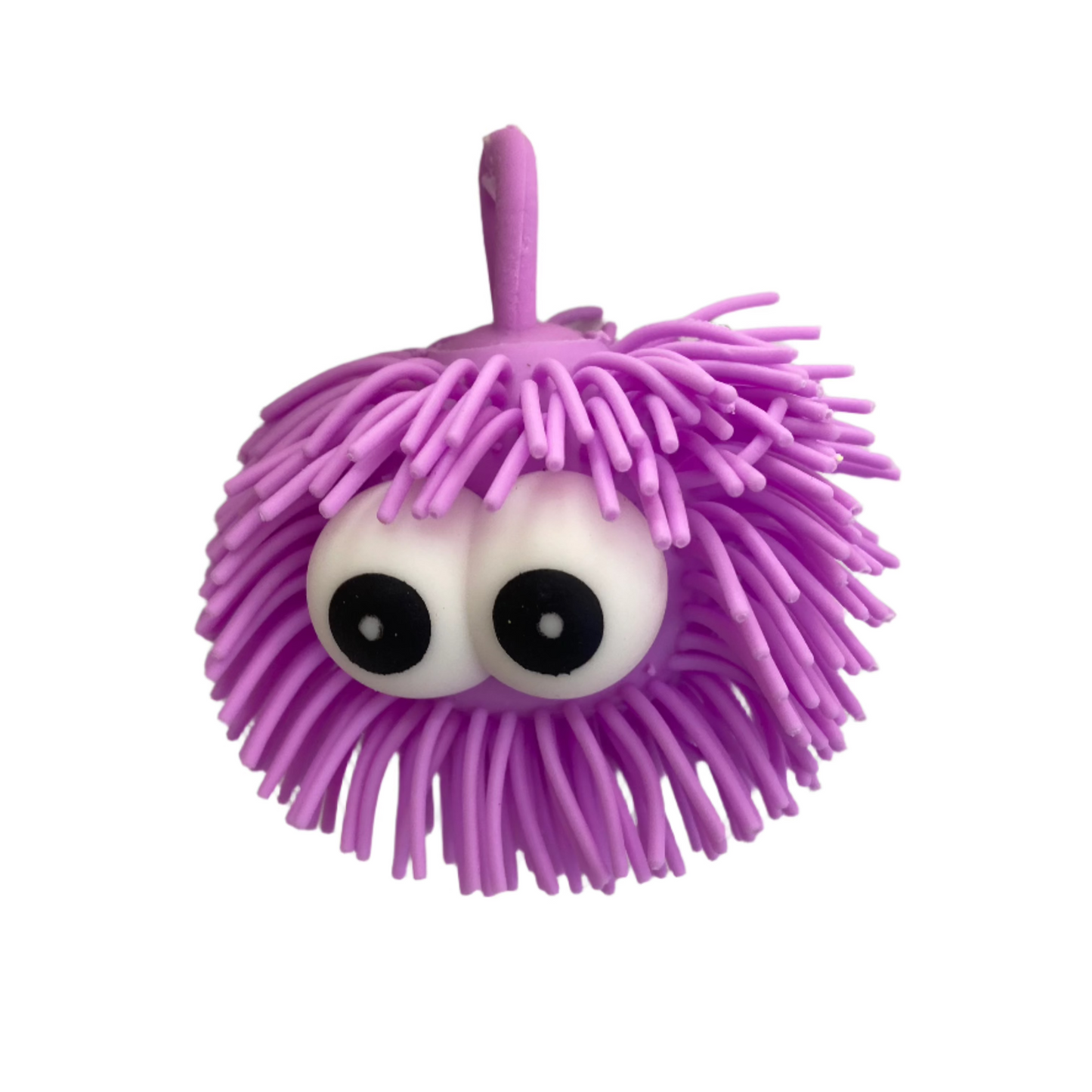 lavender coloured big eyed puffer ball