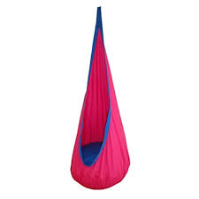 pink Sensory Pod Swing for kids