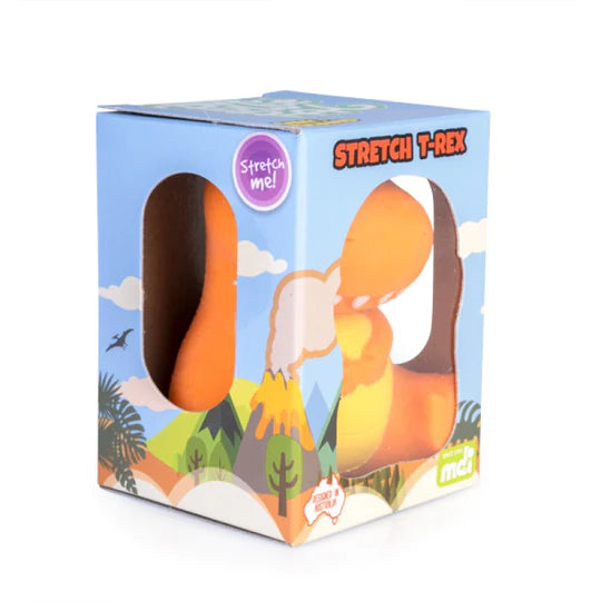 Stretch T-Rex in a box