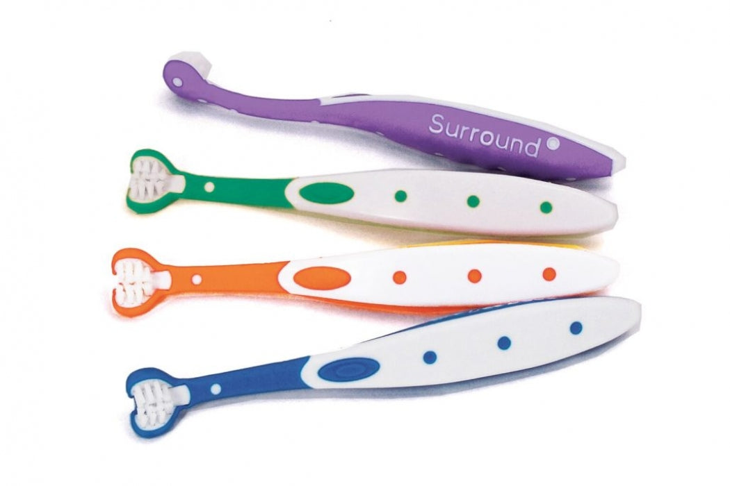 Surround Toddler  three sided toothbrush for kids