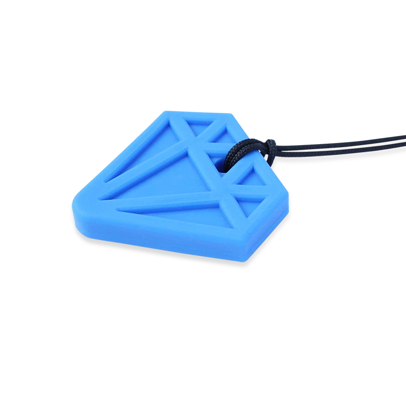 Close up of ARK Diamond Chewable Jewel Necklace chew