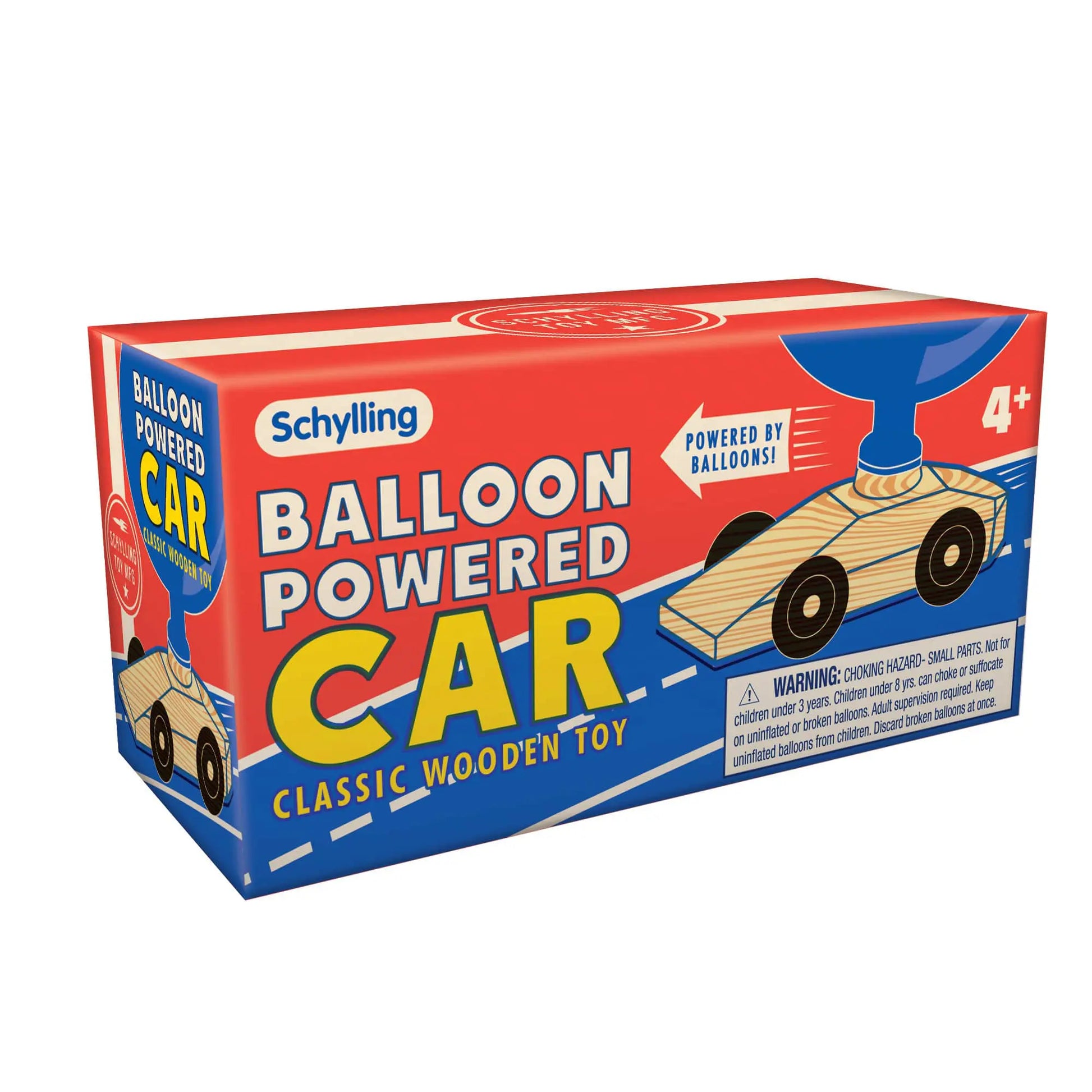 Box of Schylling Balloon Powered Car toy