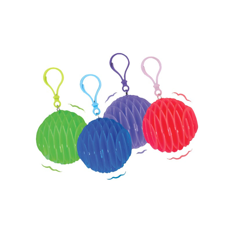 Glow in the Dark Flexi Worm Keychain