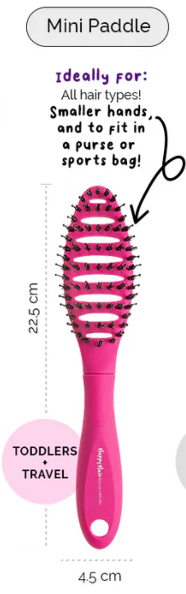Mini Happy Hair Brush