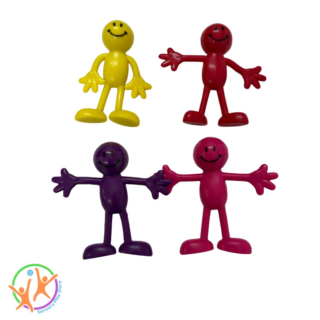 Mini Smiley Bendy Man 7.5cm