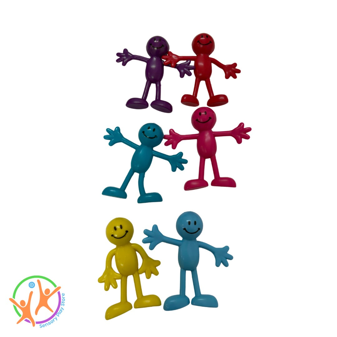 Mini Smiley Bendy Man 7.5cm