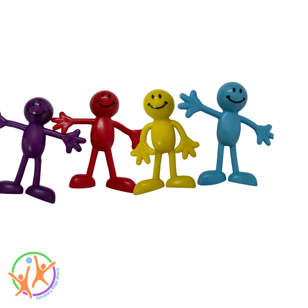 Mini Smiley Bendy Man 7.5cm