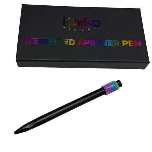 Weighted spinner pen Oil slick 