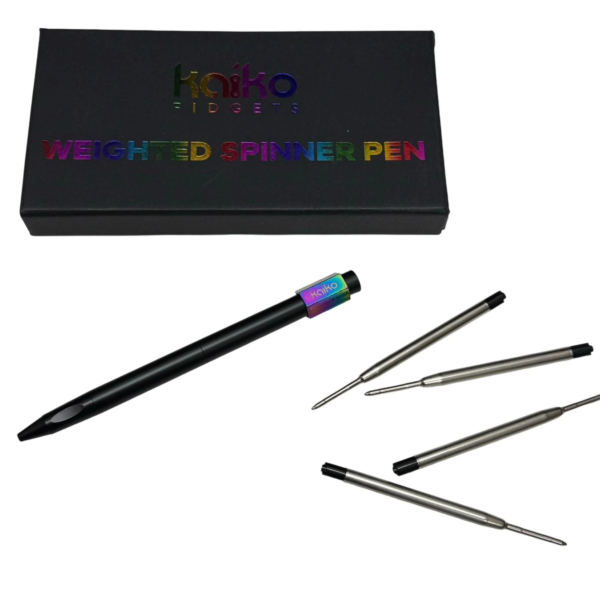 Kaiko spinner pen with 4 refills