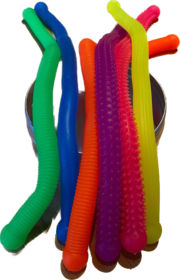 Stretchy Tin of Tactile Stretchy Strings - Sensory Play Store