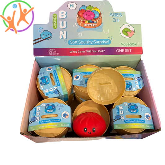Mystery Squishy Dumpling Bun | Blind Box Sensory Toy