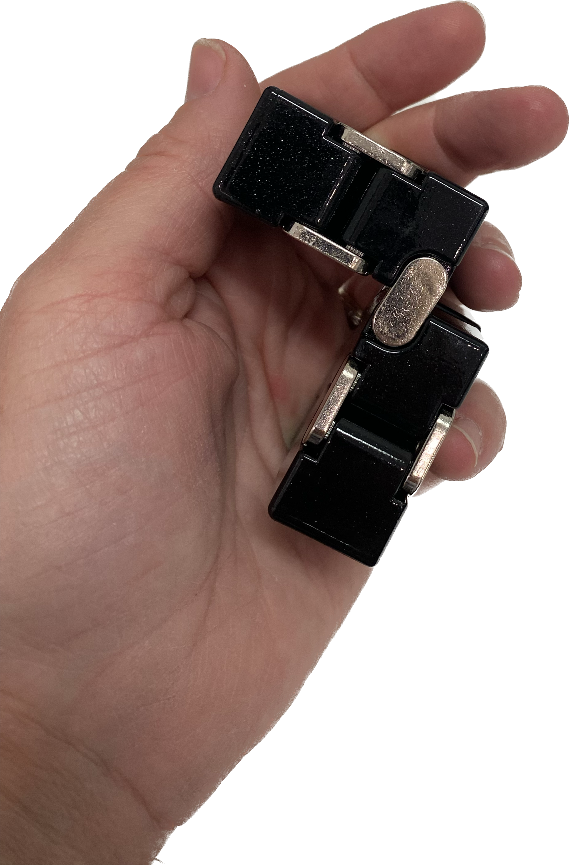 infinity cube fidget in hand