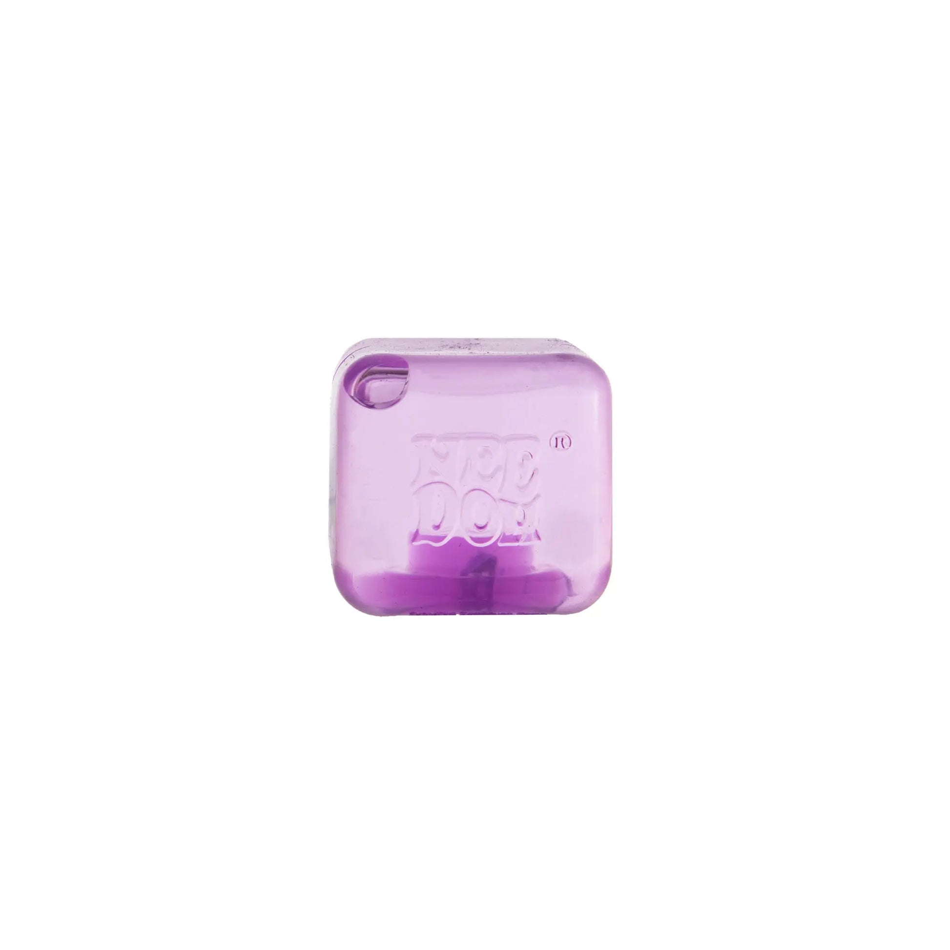 Purple nee doh nice ice baby Teenie cube in back