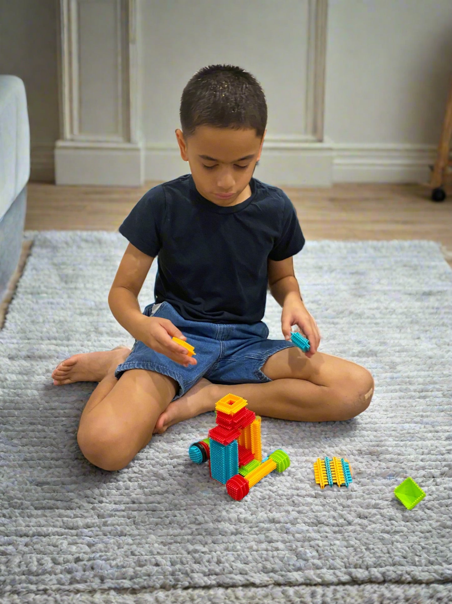 Building with Bristle Blocks