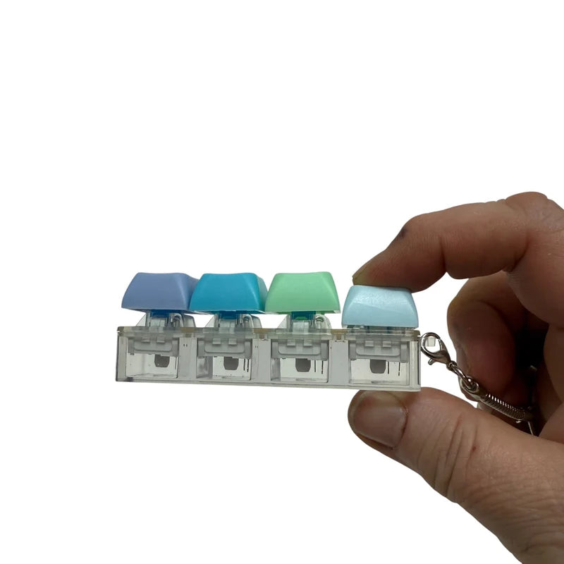 Keyboard Click Fidget Keychain