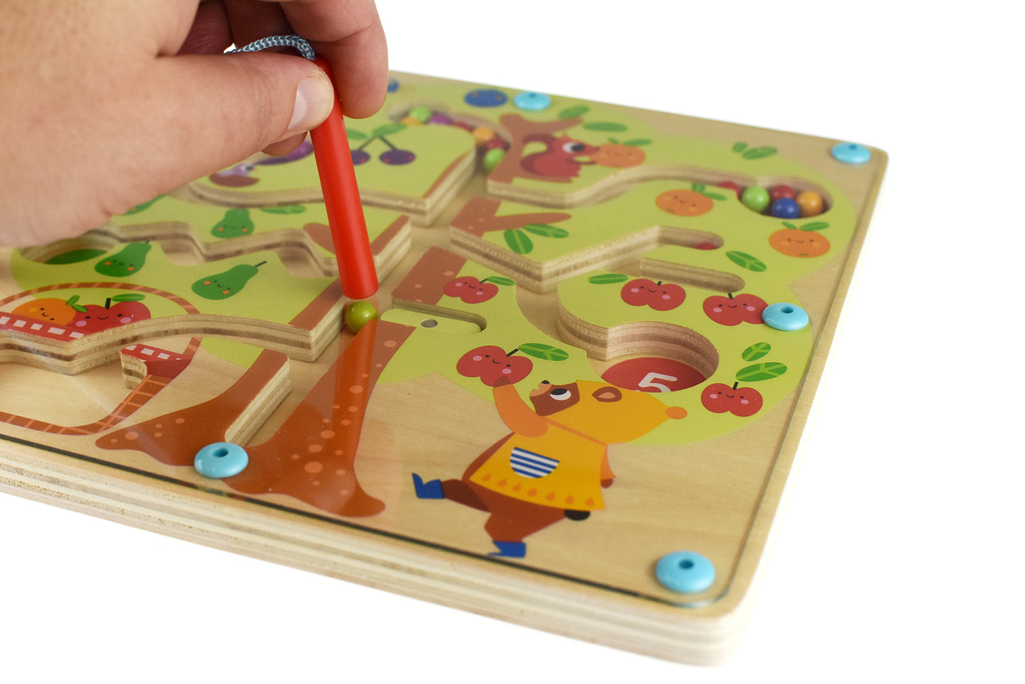Magnetic Counting Maze Fruit Ball Tree